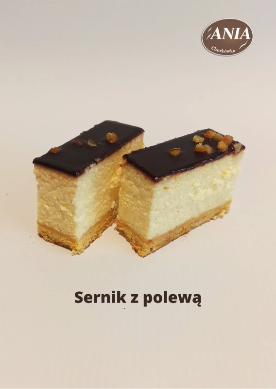 Ciasto Sernik z polewą