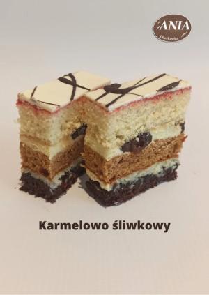 Ciasto Karmelowo-śliwkowe